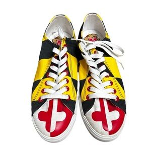 UMD Maryland Terrapins Canvas Sneakers College Sports Size 8.5 Women’s Unisex